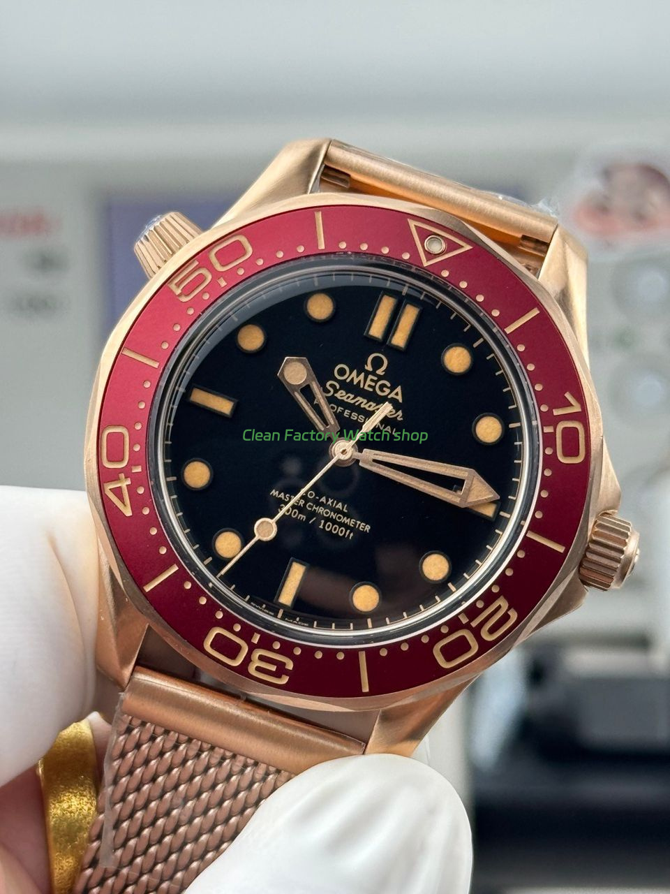 OVS Factory Omega Seamaster Diver 300M 210.90.42.20.01.003 42mm Black Dial (3) OVS Factory Omega Seamaster Diver 300M 210.90.42.20.01.003 42mm Black Dial (3)