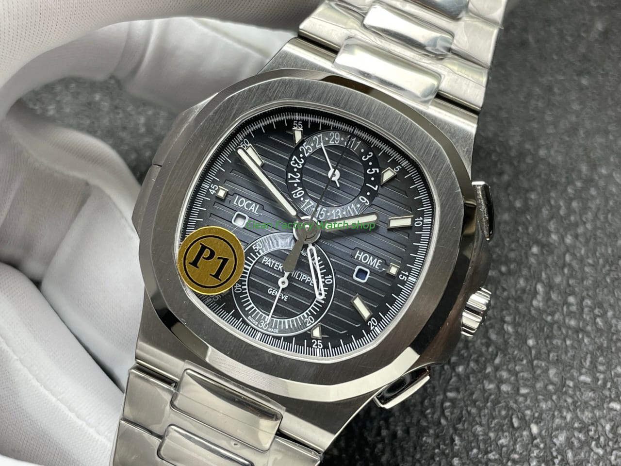 P1 Factory Patek Philippe Nautilus 59901A-011 40.5mm Full Steel Blue Dial (6) P1 Factory Patek Philippe Nautilus 59901A-011 40.5mm Full Steel Blue Dial (6)