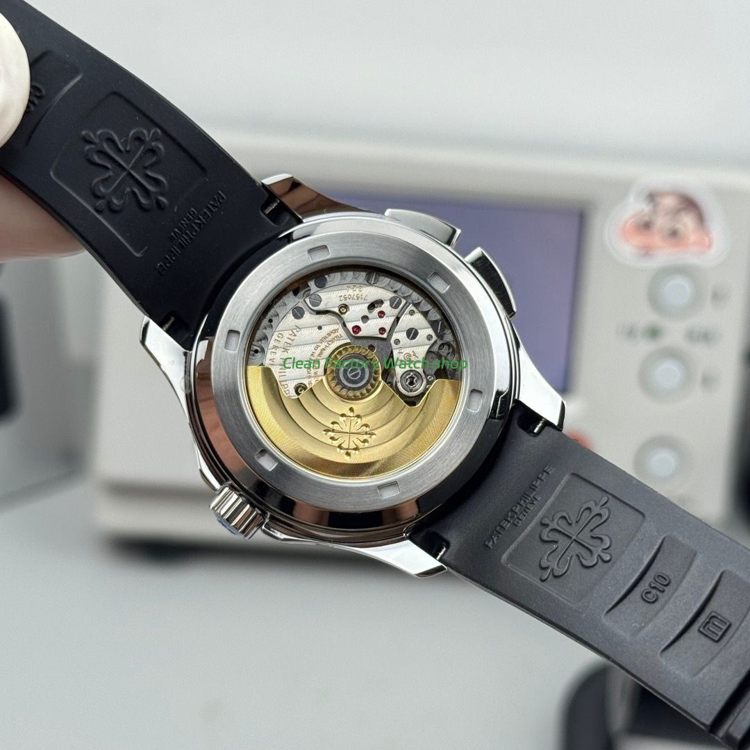 PP Factory Patek Philippe Aquanaut 5164A-001 40.8mm Steel Rubber Strap Black Dial (2) PP Factory Patek Philippe Aquanaut 5164A-001 40.8mm Steel Rubber Strap Black Dial (2)