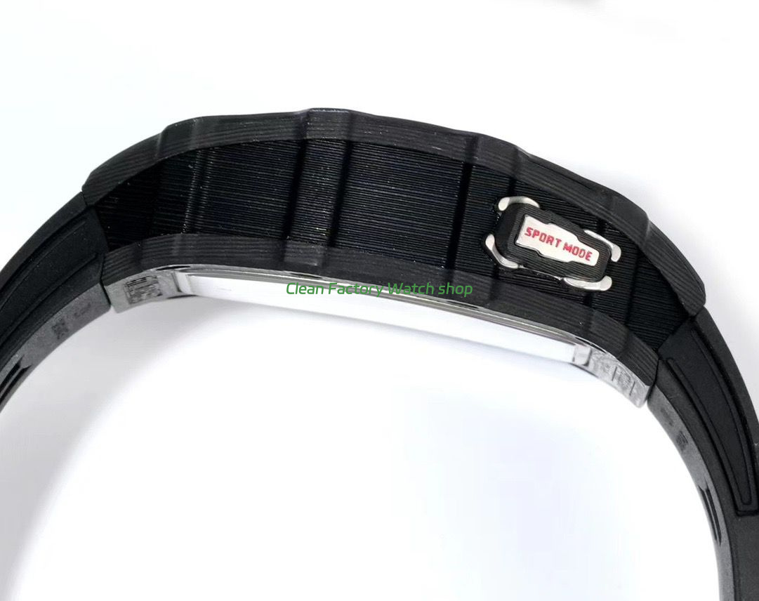 RM Factory Richard Mille RM35-03 Black Carbon Fiber Black Rubber Strap Black Skeletonized Dial (2) RM Factory Richard Mille RM35-03 Black Carbon Fiber Black Rubber Strap Black Skeletonized Dial (2)