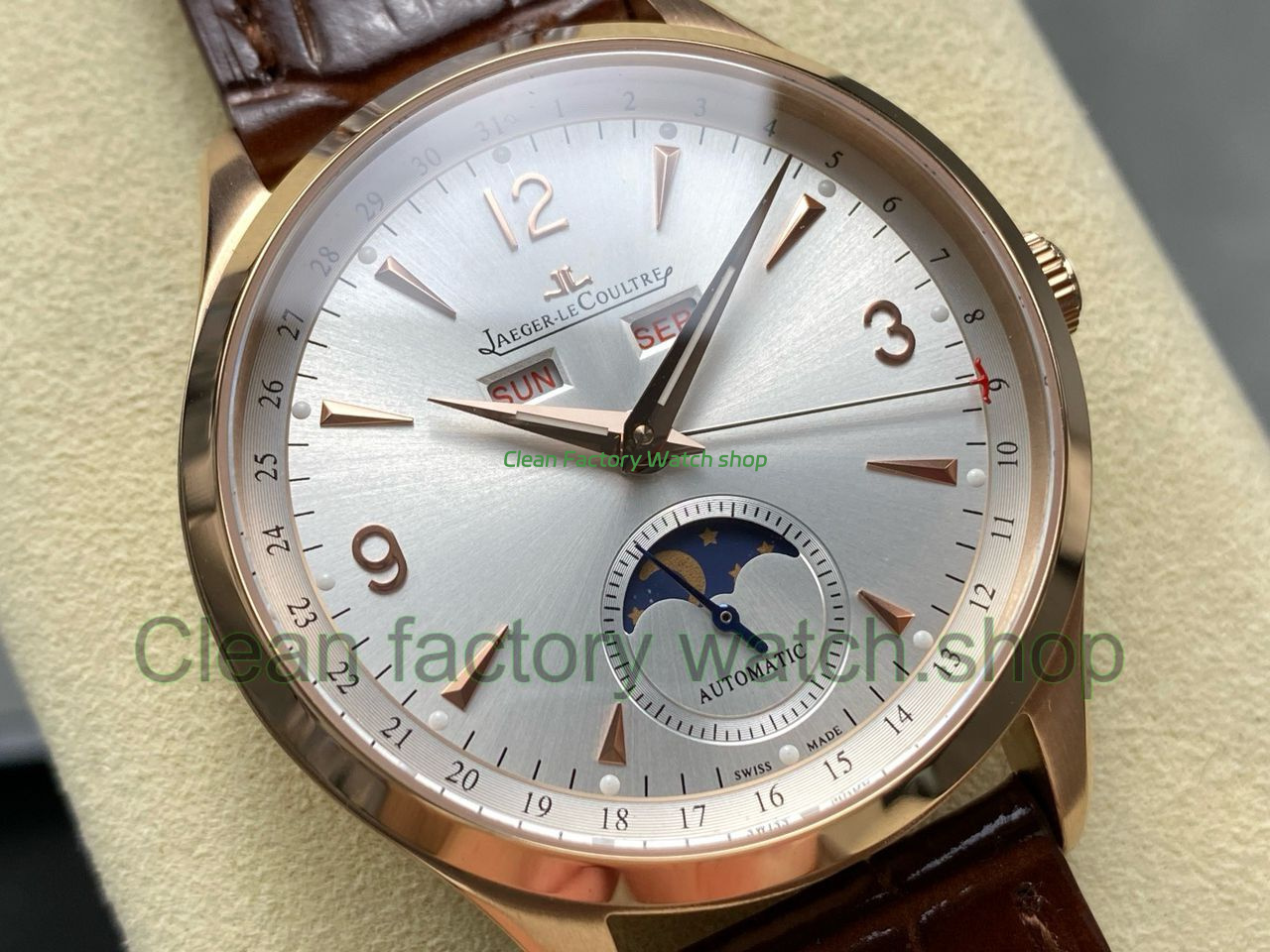 TW Factory Jaeger-LeCoultre Master Calendar Q1552520 39mm Rose Gold Silver Dial (15) TW Factory Jaeger-LeCoultre Master Calendar Q1552520 39mm Rose Gold Silver Dial (15)