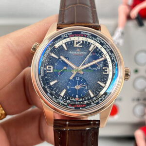 TW Factory Jaeger-LeCoultre Polaris Geographic Wt 42mm Rose Gold Blue Dial