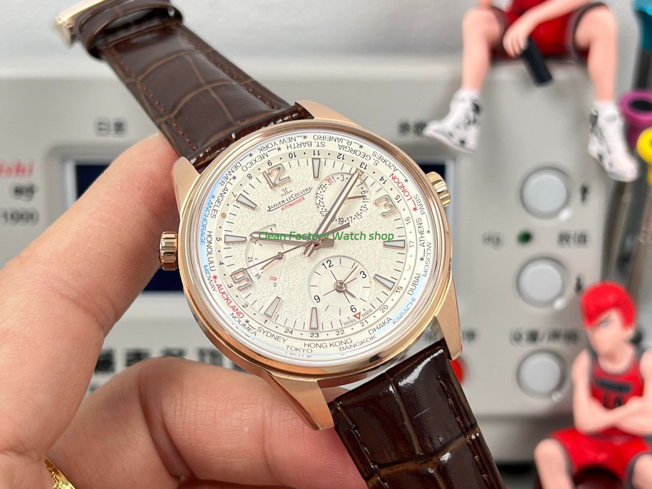 TW Factory Jaeger-LeCoultre Polaris Geographic Wt 42mm Rose Gold White Dial (5) TW Factory Jaeger-LeCoultre Polaris Geographic Wt 42mm Rose Gold White Dial (5)