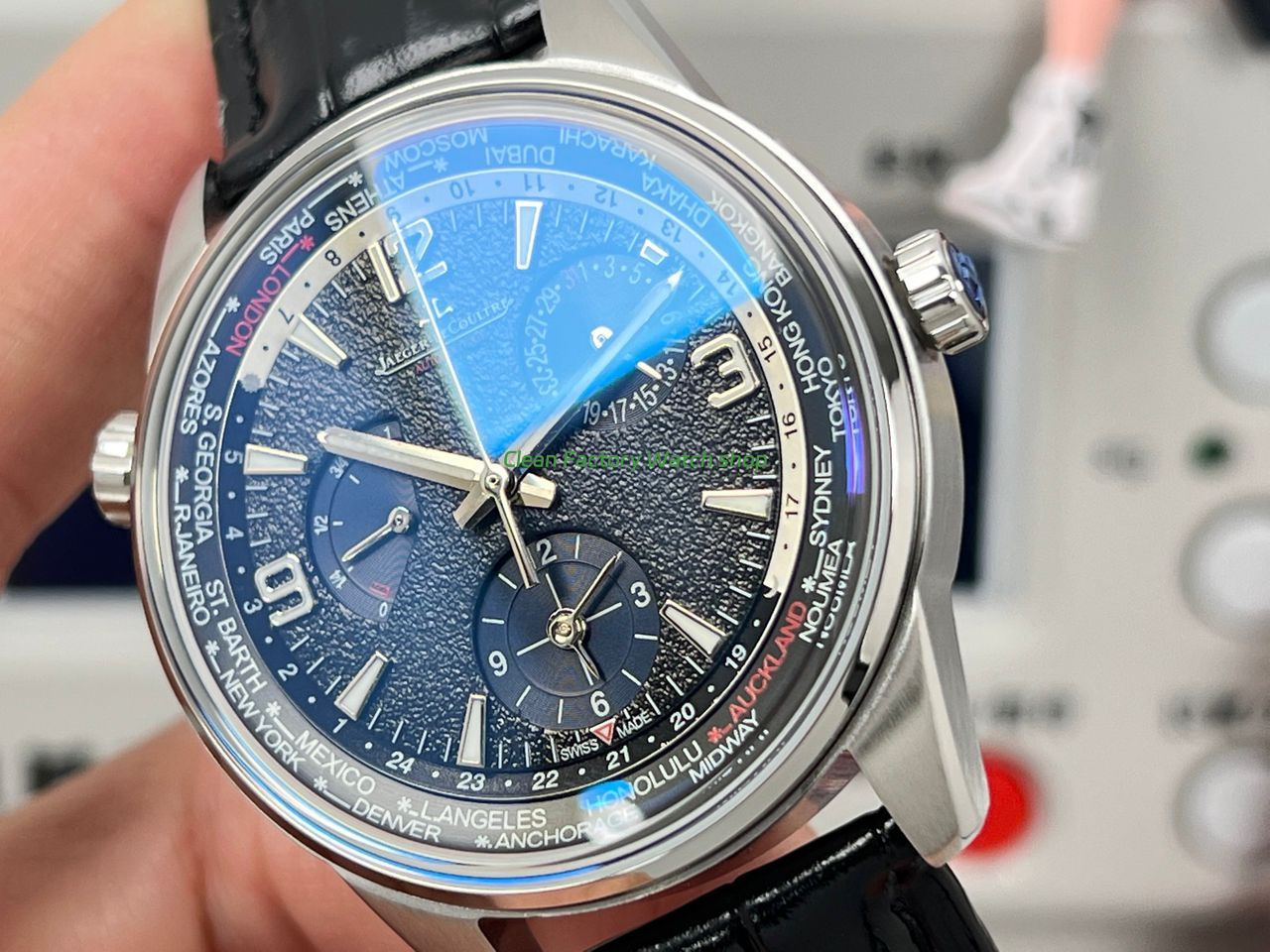 TW Factory Jaeger-LeCoultre Polaris Geographic Wt 42mm Steel Black Dial (2) TW Factory Jaeger-LeCoultre Polaris Geographic Wt 42mm Steel Black Dial (2)
