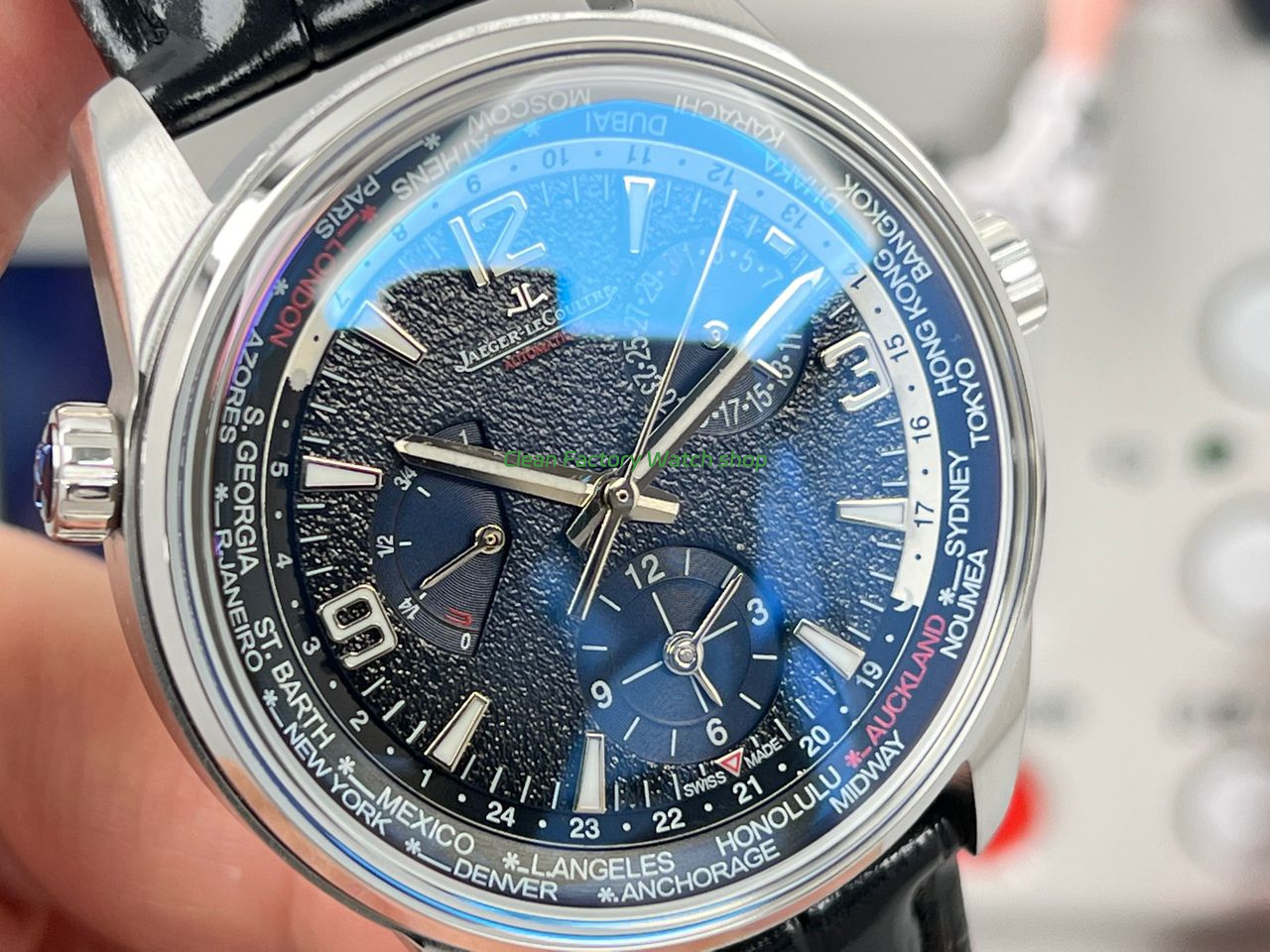 TW Factory Jaeger-LeCoultre Polaris Geographic Wt 42mm Steel Black Dial (4) TW Factory Jaeger-LeCoultre Polaris Geographic Wt 42mm Steel Black Dial (4)