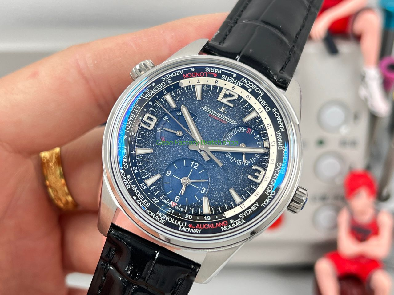 TW Factory Jaeger-LeCoultre Polaris Geographic Wt 42mm Steel Black Dial (7) TW Factory Jaeger-LeCoultre Polaris Geographic Wt 42mm Steel Black Dial (7)