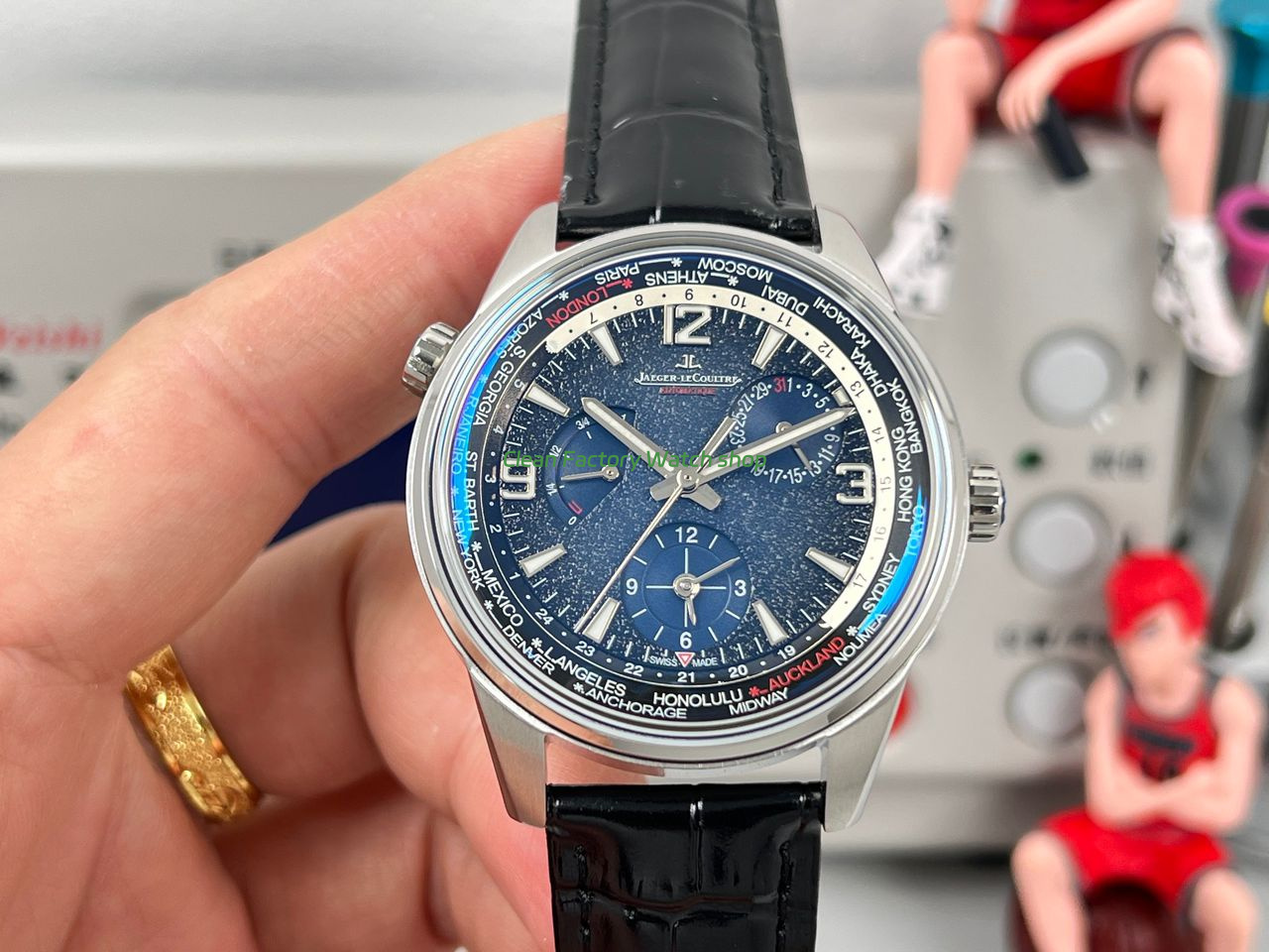 TW Factory Jaeger-LeCoultre Polaris Geographic Wt 42mm Steel Black Dial 1 TW Factory Jaeger LeCoultre Polaris Geographic Wt 42mm Steel Black Dial 9 Clean Factory Watch