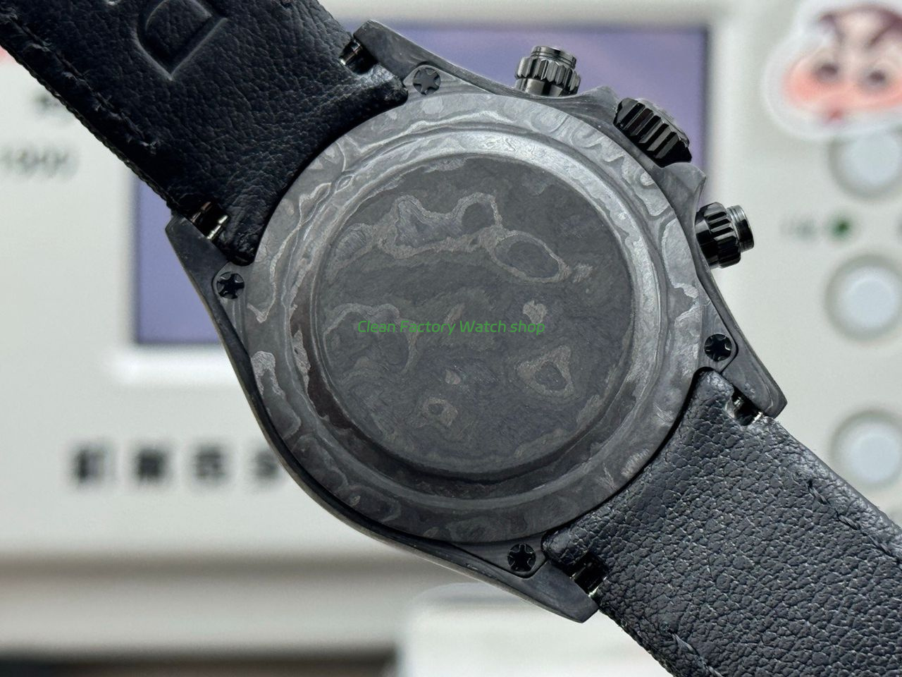 TW Factory Rolex Daytona 116500 40mm Carbon Fiber Black Canvas Strap Black Dial (3) TW Factory Rolex Daytona 116500 40mm Carbon Fiber Black Canvas Strap Black Dial (3)