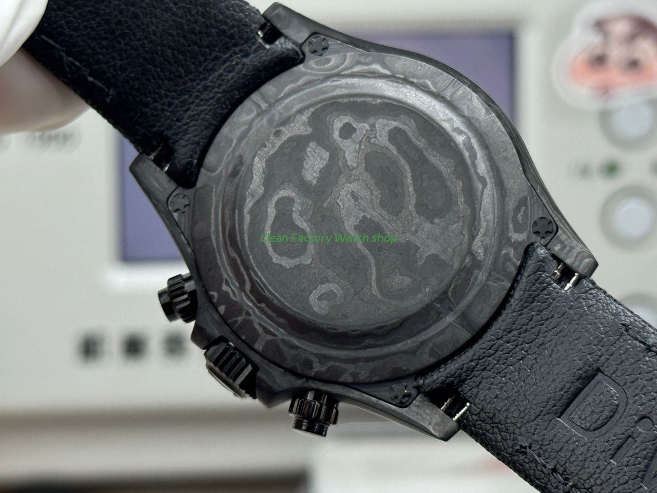 TW Factory Rolex Daytona 116500 40mm Carbon Fiber Black Canvas Strap Skeleton Dial (10) TW Factory Rolex Daytona 116500 40mm Carbon Fiber Black Canvas Strap Skeleton Dial (10)