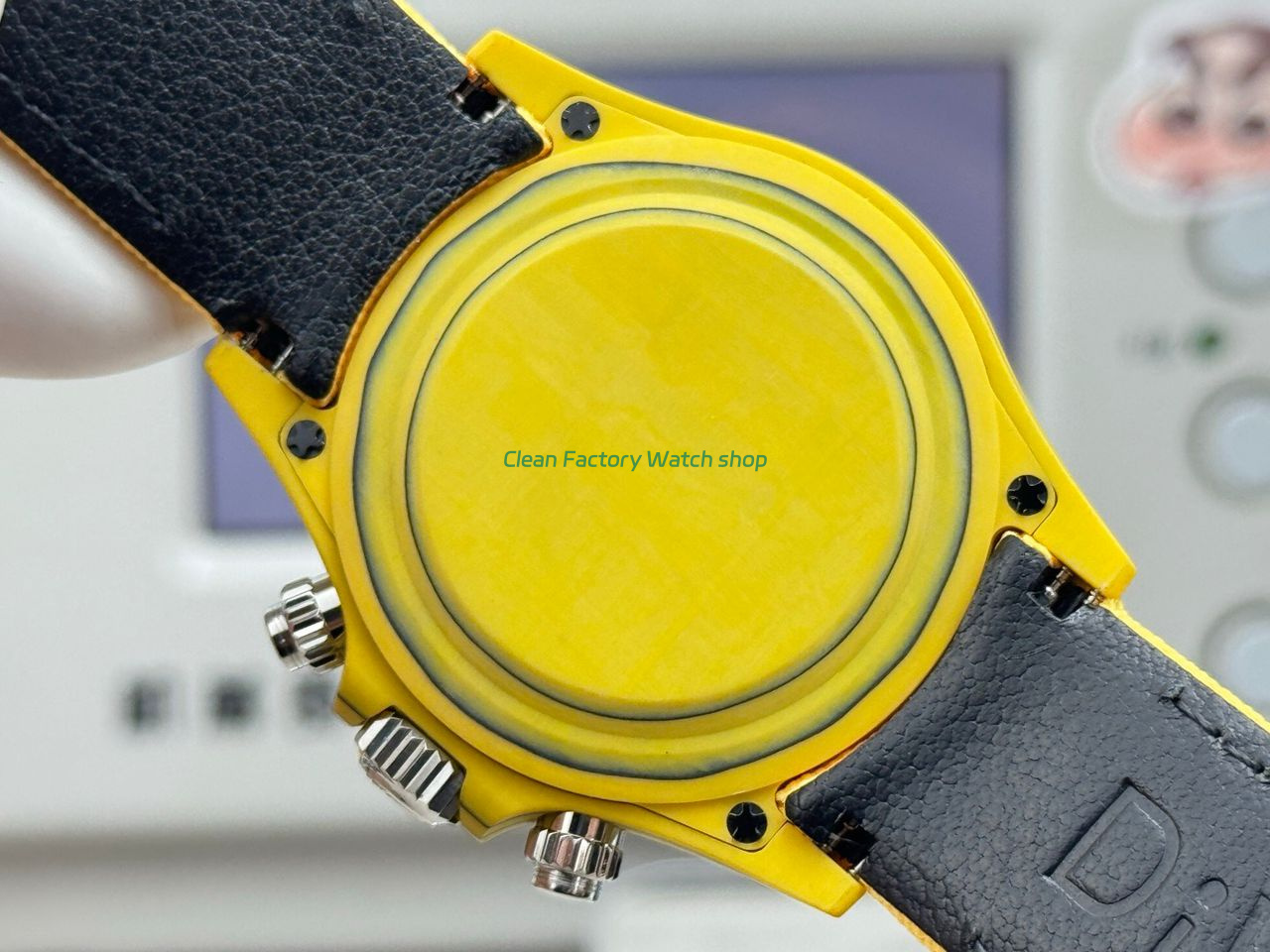 TW Factory Rolex Daytona 116500 40mm Yellow Carbon Fiber Yellow Canvas Strap White Dial (7) TW Factory Rolex Daytona 116500 40mm Yellow Carbon Fiber Yellow Canvas Strap White Dial (7)