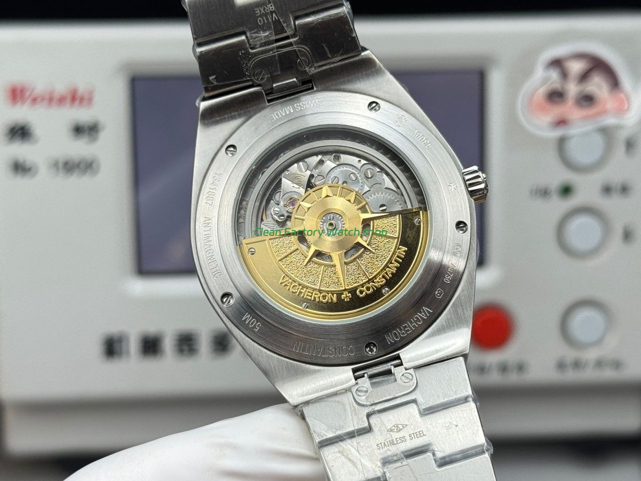 TW Factory Vacheron Constantin Overseas Perpetual Calendar 4300V 41.5mm Full Steel Green Dial (7) TW Factory Vacheron Constantin Overseas Perpetual Calendar 4300V 41.5mm Full Steel Green Dial (7)