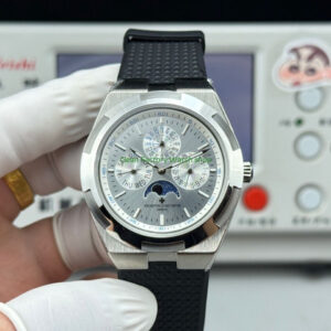 TW Factory Vacheron Constantin Overseas Perpetual Calendar 4300V 41.5mm Rubber Strap Silver Dial