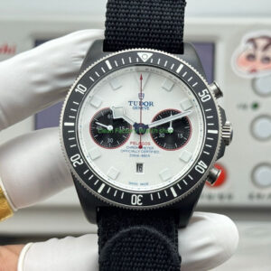 V+ Factory Tudor Heritage Black Bay Chrono 79360N-0002 41mm Carbon White Dial