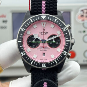V+ Factory Tudor Heritage Black Bay Chrono 79360N-0019 41mm Carbon Pink Dial
