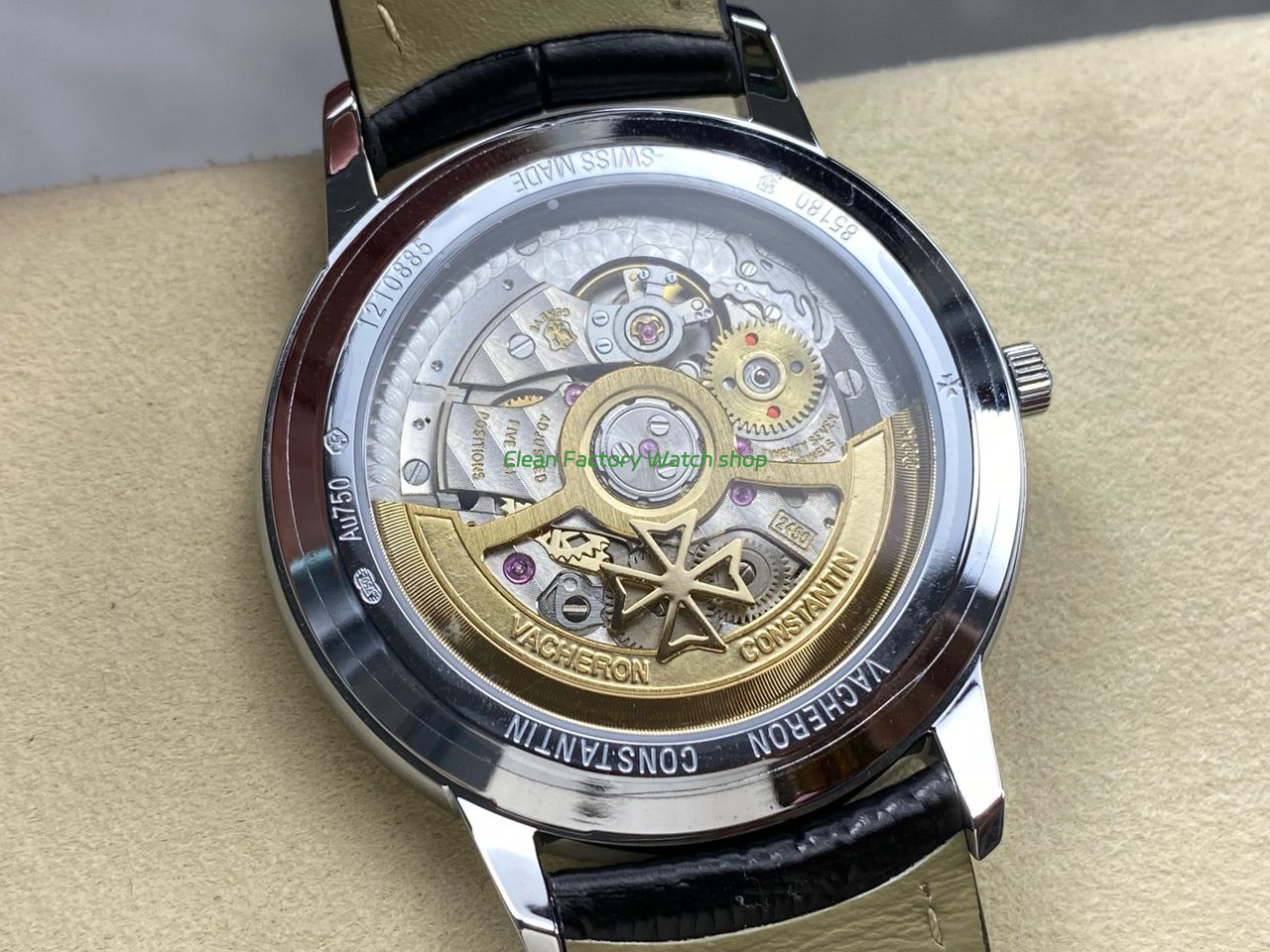 VC + Factory Vacheron Constantin Patrimony 81180000P-9539 Platinum Grey Dial (4) VC + Factory Vacheron Constantin Patrimony 81180000P-9539 Platinum Grey Dial (4)