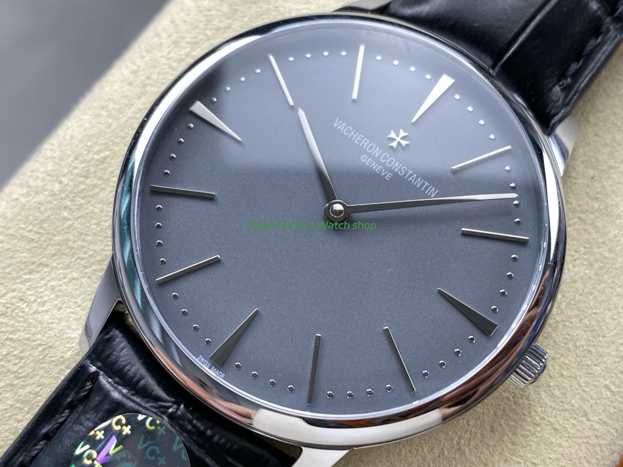 VC + Factory Vacheron Constantin Patrimony 81180000P-9539 Platinum Grey Dial (7) VC + Factory Vacheron Constantin Patrimony 81180000P-9539 Platinum Grey Dial (7)