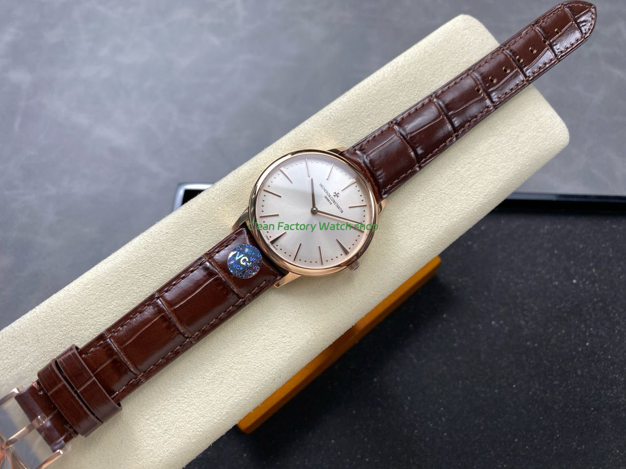VC + Factory Vacheron Constantin Patrimony 81180000R-9159 Rose Gold Silver Dial (1) VC + Factory Vacheron Constantin Patrimony 81180000R-9159 Rose Gold Silver Dial (1)