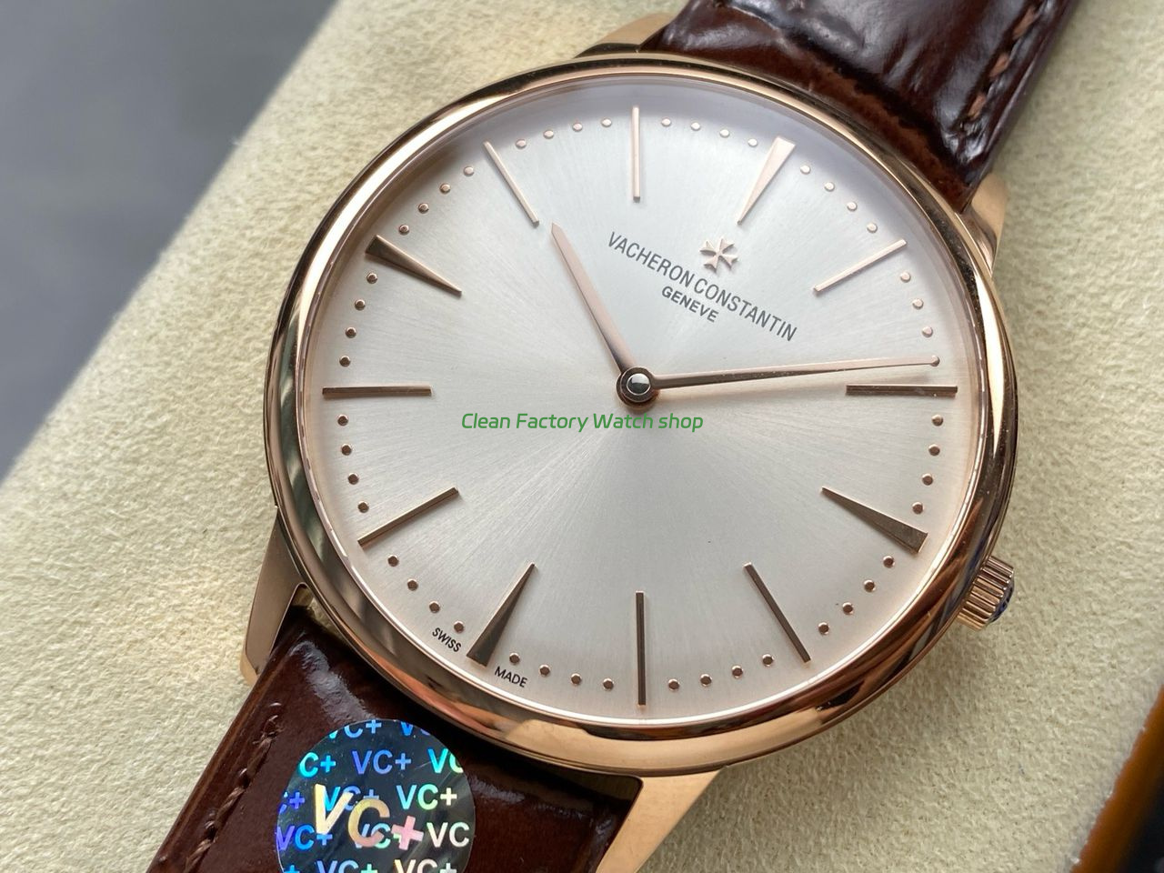 VC + Factory Vacheron Constantin Patrimony 81180000R-9159 Rose Gold Silver Dial (2) VC + Factory Vacheron Constantin Patrimony 81180000R-9159 Rose Gold Silver Dial (2)