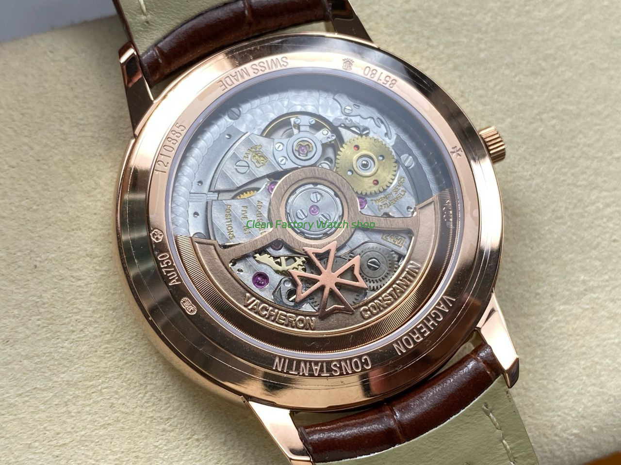 VC + Factory Vacheron Constantin Patrimony 81180000R-9159 Rose Gold Silver Dial (5) VC + Factory Vacheron Constantin Patrimony 81180000R-9159 Rose Gold Silver Dial (5)