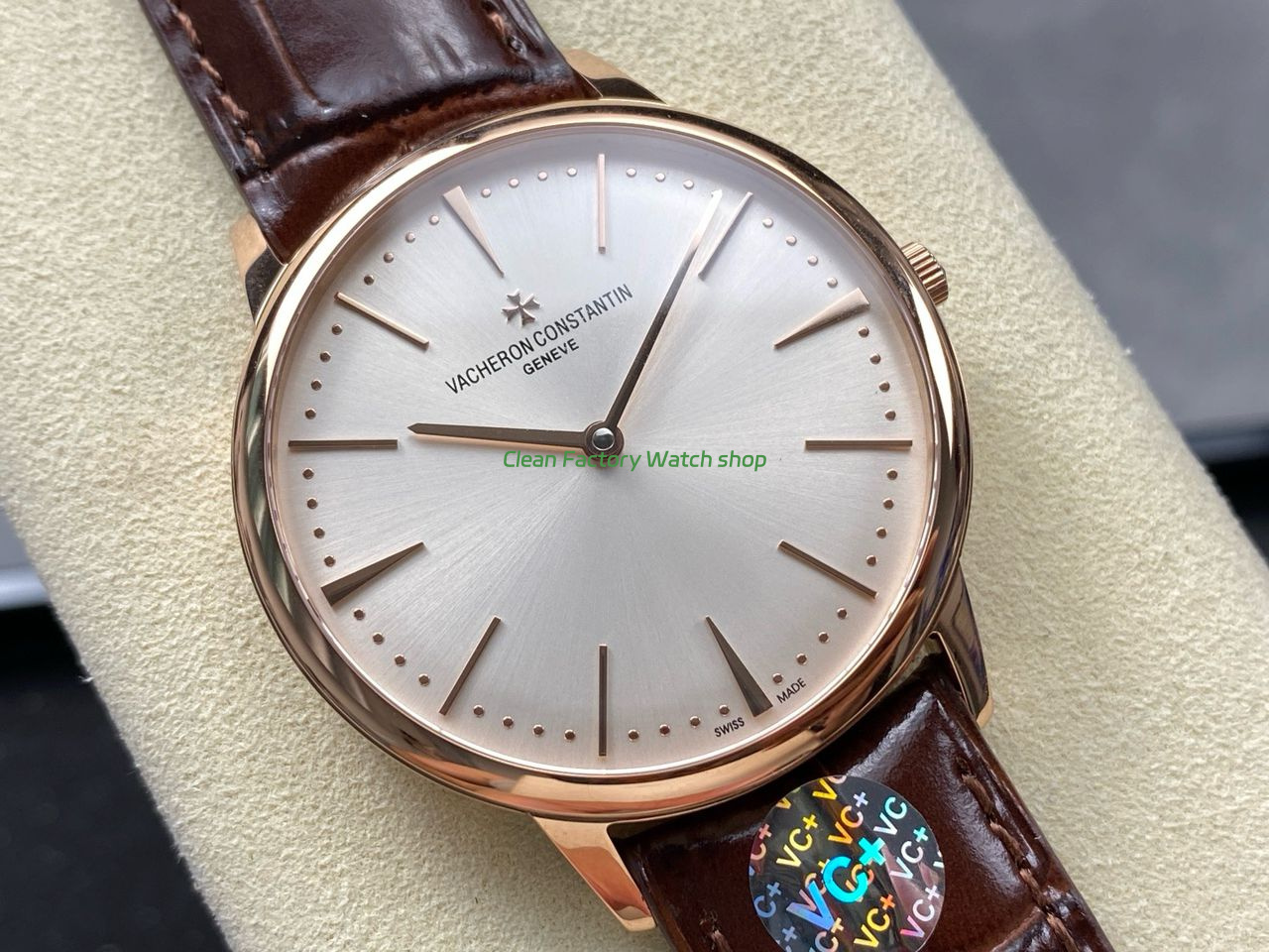 VC + Factory Vacheron Constantin Patrimony 81180000R-9159 Rose Gold Silver Dial (7) VC + Factory Vacheron Constantin Patrimony 81180000R-9159 Rose Gold Silver Dial (7)