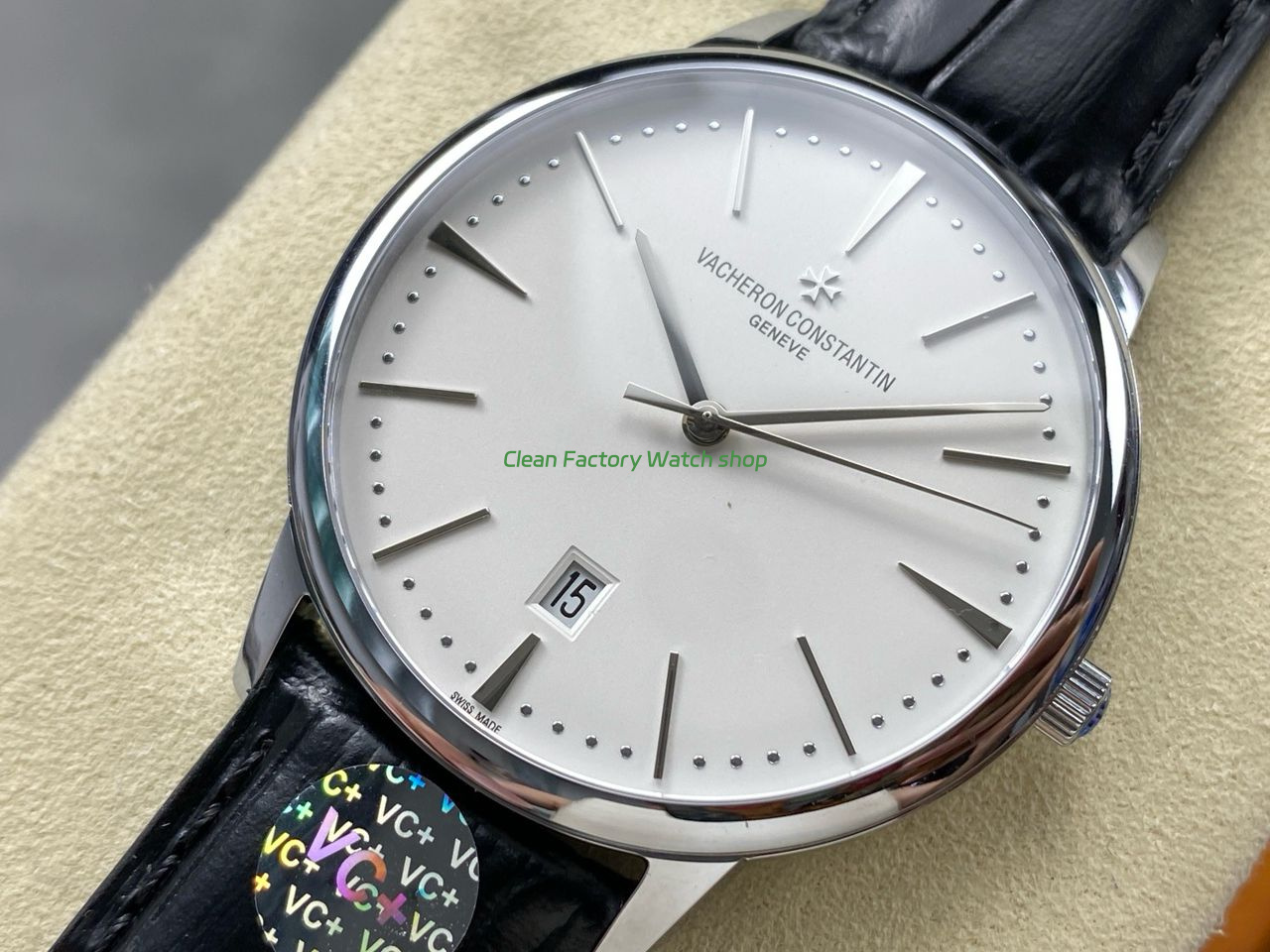 VC + Factory Vacheron Constantin Patrimony 85180-000G-9230 White Gold White Dial (2) VC + Factory Vacheron Constantin Patrimony 85180-000G-9230 White Gold White Dial (2)