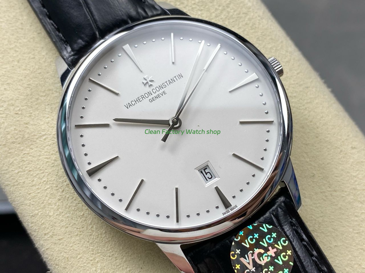 VC + Factory Vacheron Constantin Patrimony 85180-000G-9230 White Gold White Dial (3) VC + Factory Vacheron Constantin Patrimony 85180-000G-9230 White Gold White Dial (3)