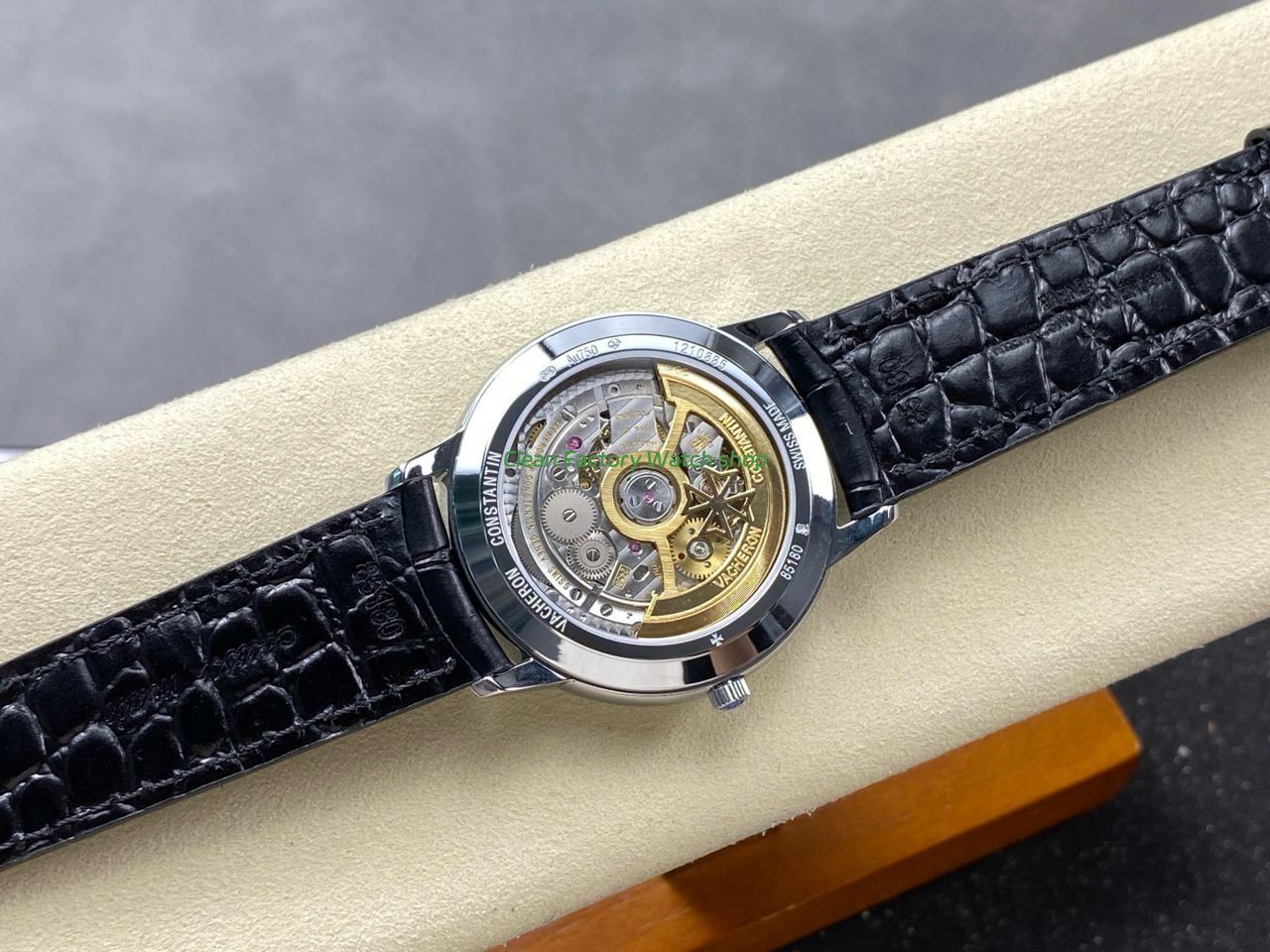 VC + Factory Vacheron Constantin Patrimony 85180-000G-9230 White Gold White Dial (9) VC + Factory Vacheron Constantin Patrimony 85180-000G-9230 White Gold White Dial (9)