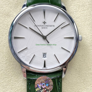 VC+ Factory Vacheron Constantin Patrimony 85180000G-H035 White Gold Silver Dial 6 VC Factory Vacheron Constantin Patrimony 85180000G H035 White Gold Silver Dial 1 Clean Factory Watch