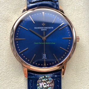 VC+ Factory Vacheron Constantin Patrimony 85180000R-B515 Rose Gold Black Dial