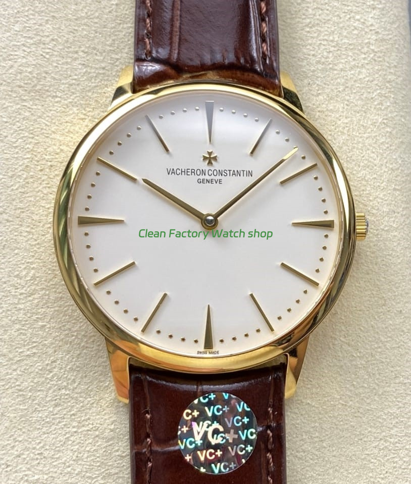 VC+ Factory Vacheron Constantin Patrimony 81180000R-9159 Rose Gold White Dial 1 VC Factory Vacheron Constantin Patrimony Clean Factory Watch