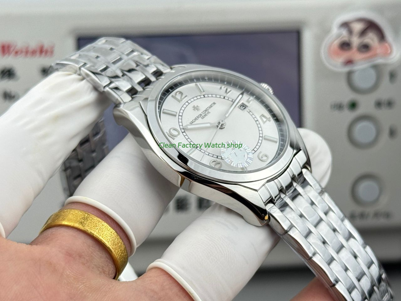 ZF Factory Vacheron Constantin Fiftysix 4600E000A-B442 40mm Steel Arabic Numerals Silver Dial (8) ZF Factory Vacheron Constantin Fiftysix 4600E000A-B442 40mm Steel Arabic Numerals Silver Dial (8)