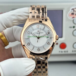 ZF Factory Vacheron Constantin Fiftysix 4600E000R B441 40mm Rose Gold Silver Dial 2 Clean Factory Watch