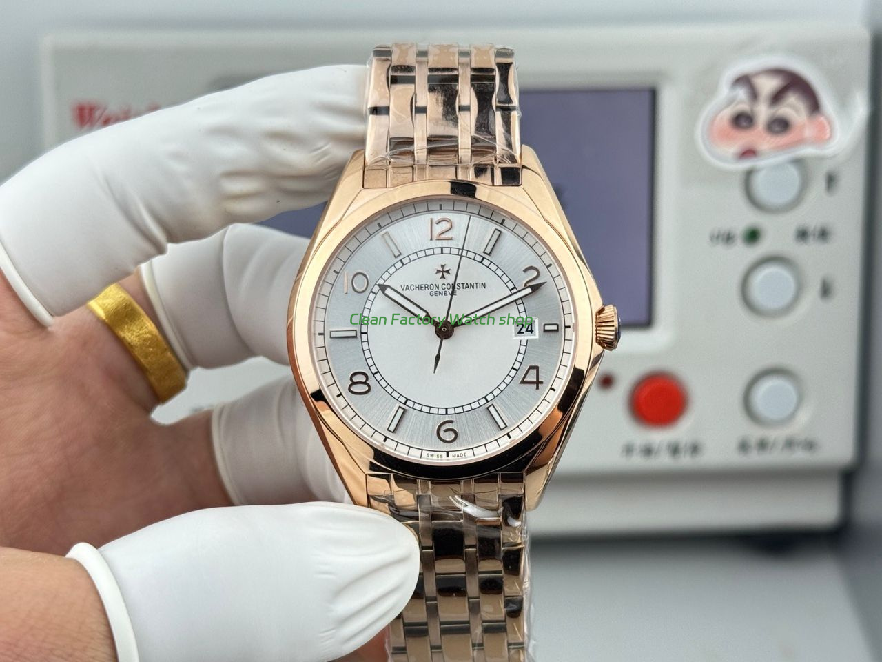 ZF Factory Vacheron Constantin Fiftysix 4600E000R B441 40mm Rose Gold Silver Dial 2 Clean Factory Watch