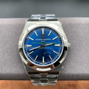 8F Factory Vacheron Constantin Overseas 2000V 40mm Full White Gold Blue Dial 4 Clean Factory Watch