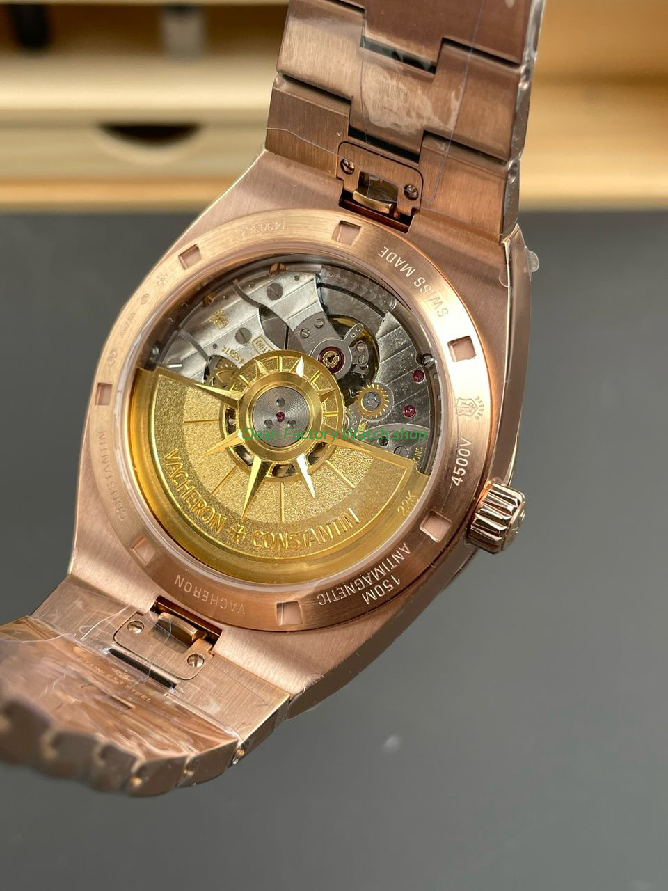 8F Factory Vacheron Constantin Overseas 4520V210R-B967 41mm Full Rose Gold Green Dial (2) 8F Factory Vacheron Constantin Overseas 4520V210R-B967 41mm Full Rose Gold Green Dial (2)