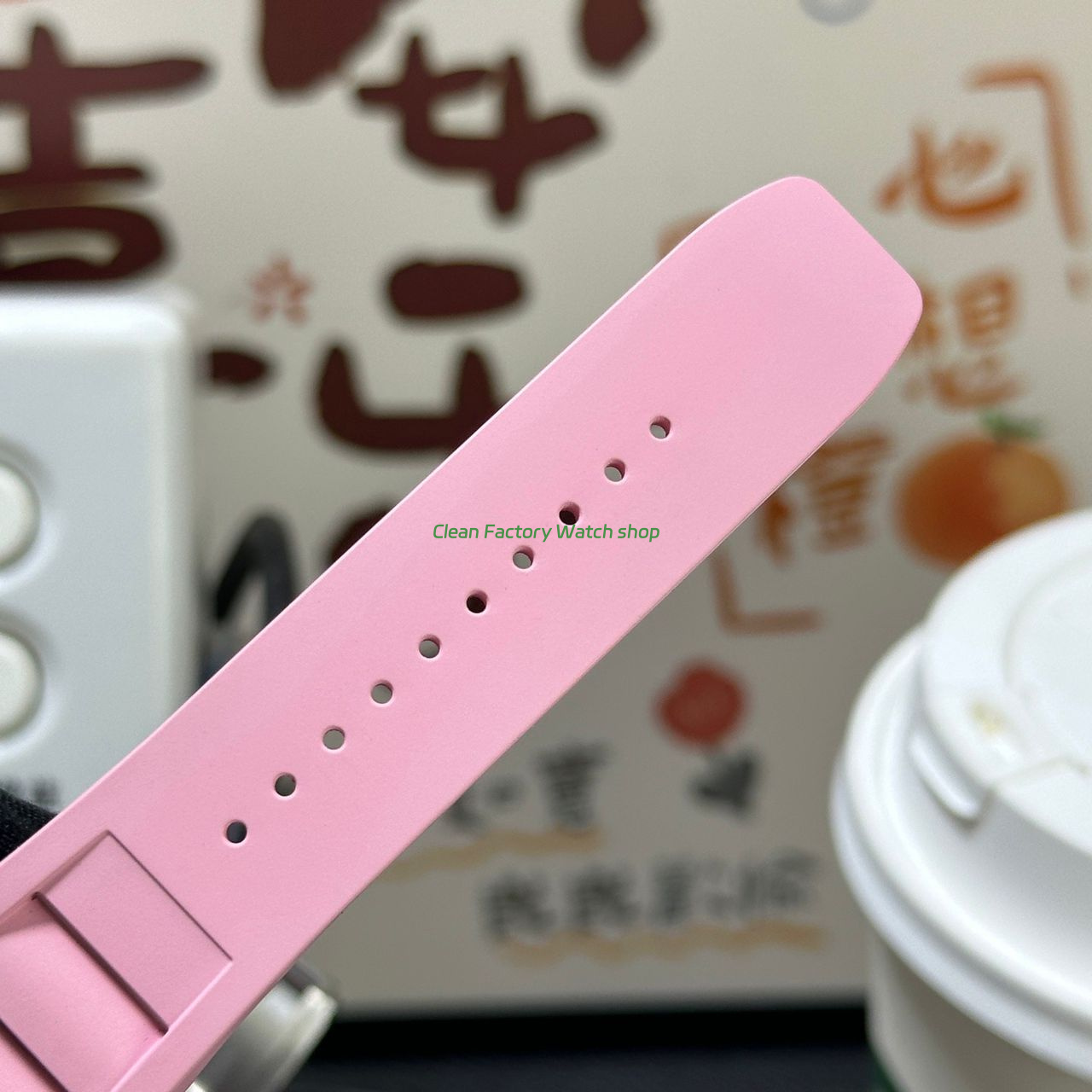 APS Factory Richard Mille RM 055 42.7mm White Ceramic Pink Rubber Strap Skeletonized Black Dial (8) APS Factory Richard Mille RM 055 42.7mm White Ceramic Pink Rubber Strap Skeletonized Black Dial (8)