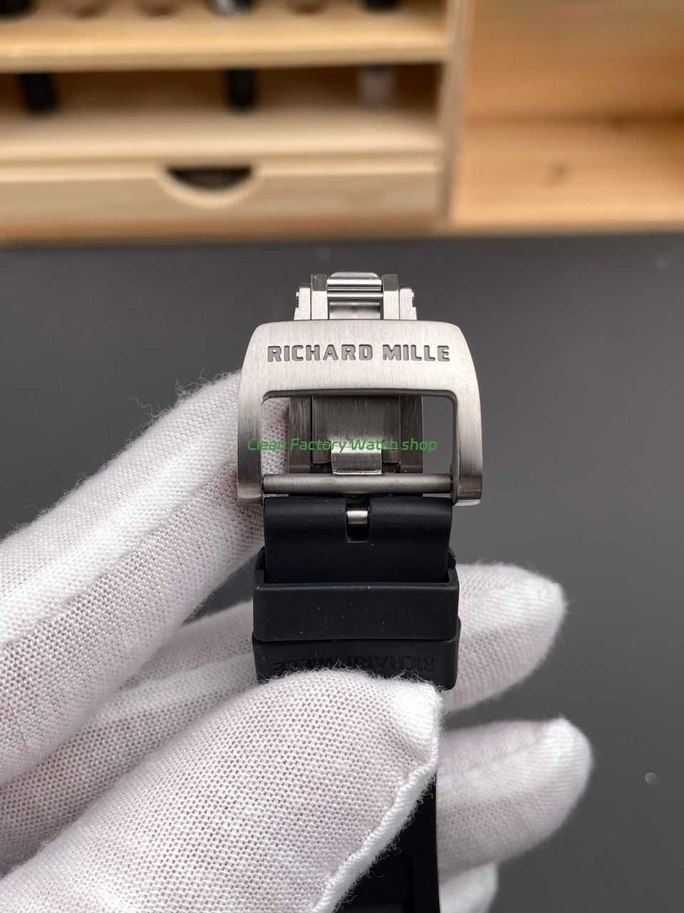 APS Factory Richard Mille RM 35-02 44.5mm Black Carbon Fiber Black Rubber Strap Black Skeletonized Dial (5) APS Factory Richard Mille RM 35-02 44.5mm Black Carbon Fiber Black Rubber Strap Black Skeletonized Dial (5)