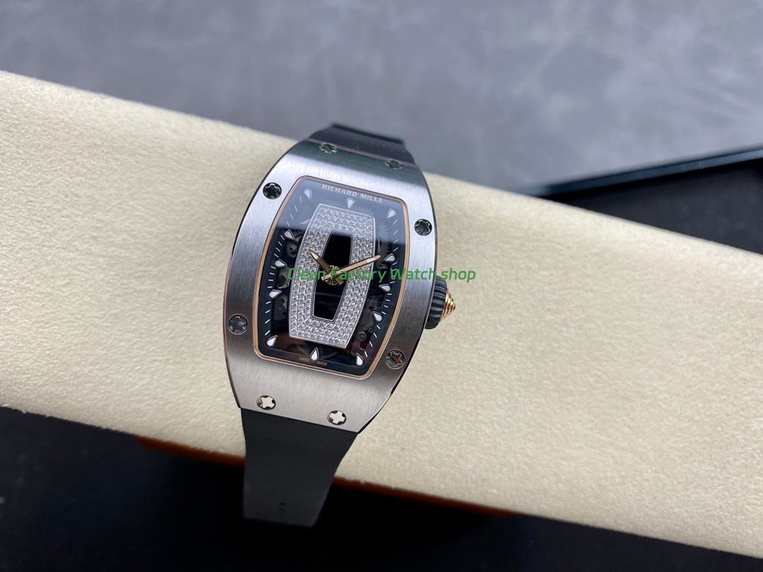 BBA Factory Richard Mille RM 07 31.4mm Steel Black Rubber Strap Skeletonized Black Dial (3) BBA Factory Richard Mille RM 07 31.4mm Steel Black Rubber Strap Skeletonized Black Dial (3)