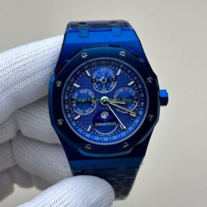 BBR Factory Audemars Piguet Royal Oak Perpetual Calendar 26579CS.OO .1225CS.01 41mm Blue Dial 5 Clean Factory Watch