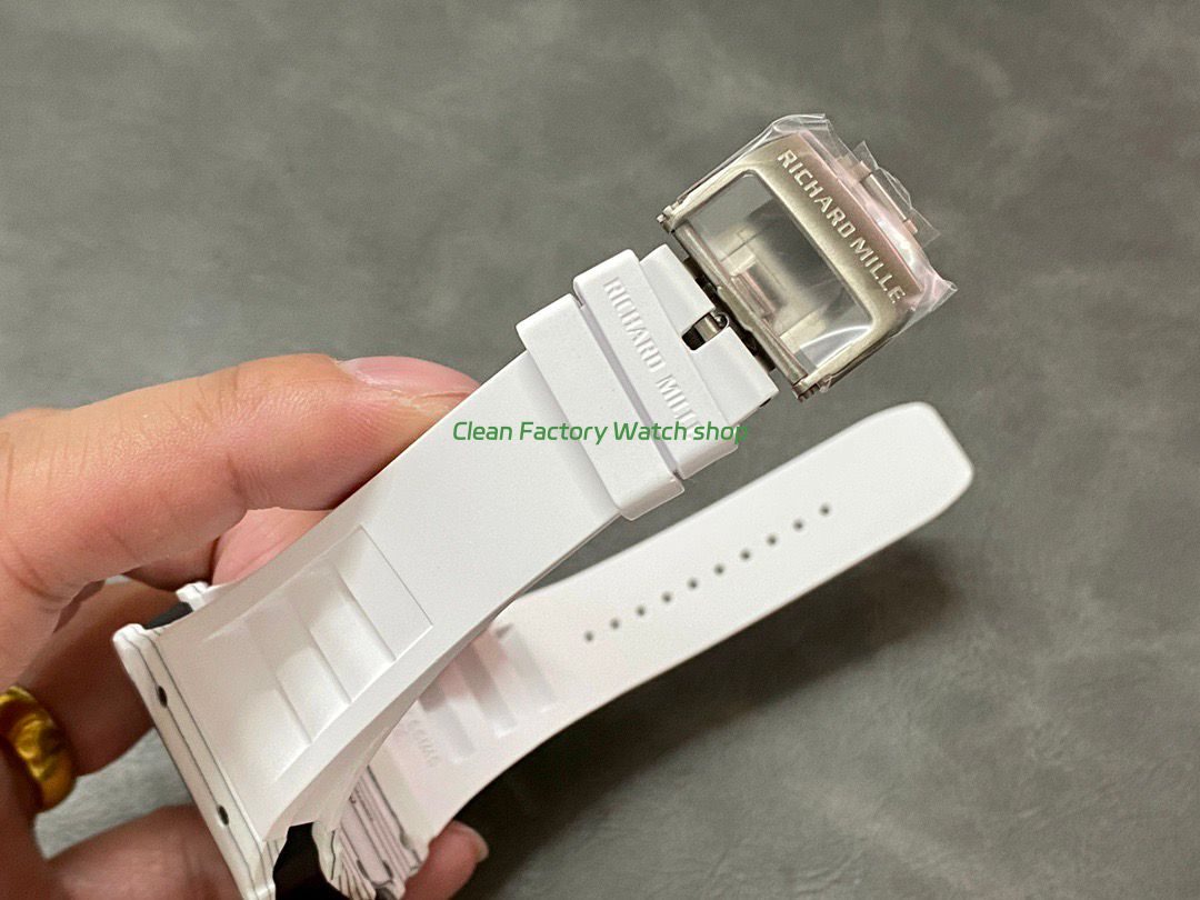 BBR Factory Richard Mille RM 35-01 42mm White Carbon Fiber White Rubber Strap White Skeletonized Dial (1) BBR Factory Richard Mille RM 35-01 42mm White Carbon Fiber White Rubber Strap White Skeletonized Dial (1)