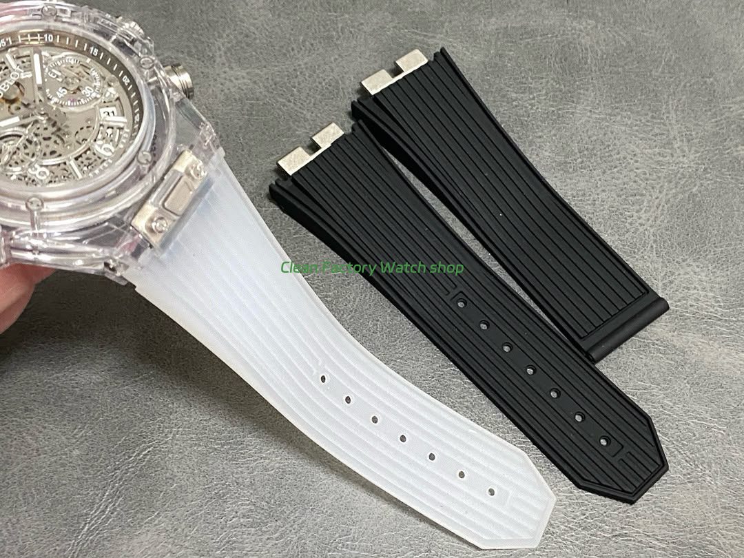 HB Factory Hublot Big Bang Unico 45mm 411.JX.4802.RT Synthetic Crystal Rubber Strap Skeletonized Dial (7) HB Factory Hublot Big Bang Unico 45mm 411.JX.4802.RT Synthetic Crystal Rubber Strap Skeletonized Dial (7)