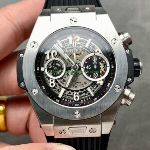 HB Factory Hublot Big Bang Unico 411.NX.1170.RX 45mm Titanium Rubber Strap Skeletonized Dial