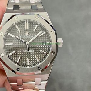 IPF Factory Audemars Piguet Royal Oak 15450ST.OO .1256ST.02 37mm Stainless Steel Grey Dial 3 Clean Factory Watch