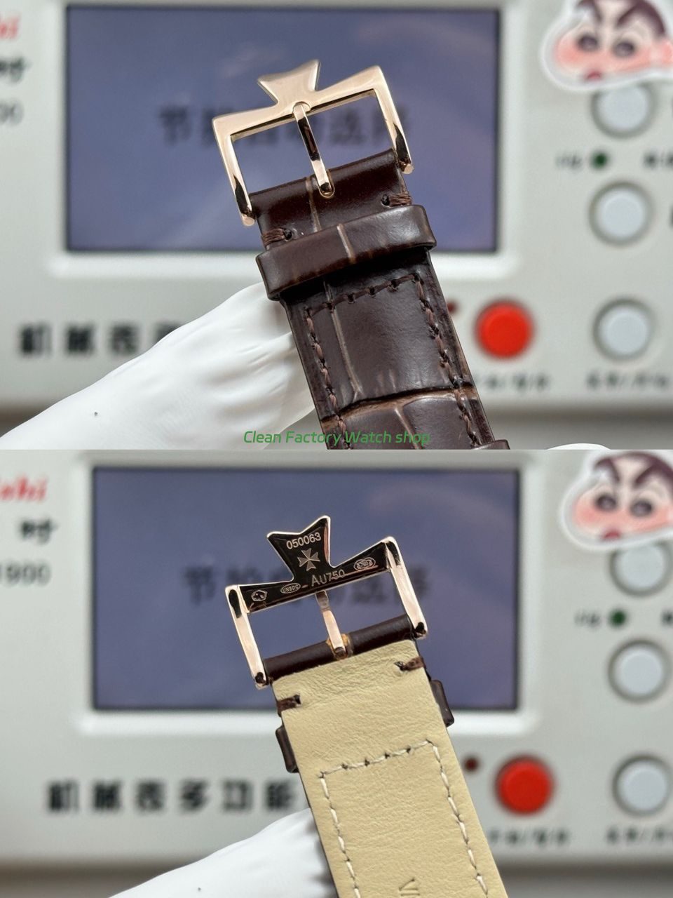 MKS Factory Vacheron Constantin Fiftysix 4000E 40mm Rose Gold Leather Strap Arabic Numerals Black Dial (3) MKS Factory Vacheron Constantin Fiftysix 4000E 40mm Rose Gold Leather Strap Arabic Numerals Black Dial (3)