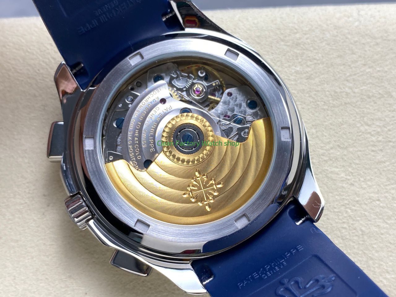 MMA Factory Patek Philippe Aquanaut 5968G 42.2mm White Gold Blue Rubber Strap Arabic Numerals Blue Dial (1) MMA Factory Patek Philippe Aquanaut 5968G 42.2mm White Gold Blue Rubber Strap Arabic Numerals Blue Dial (1)