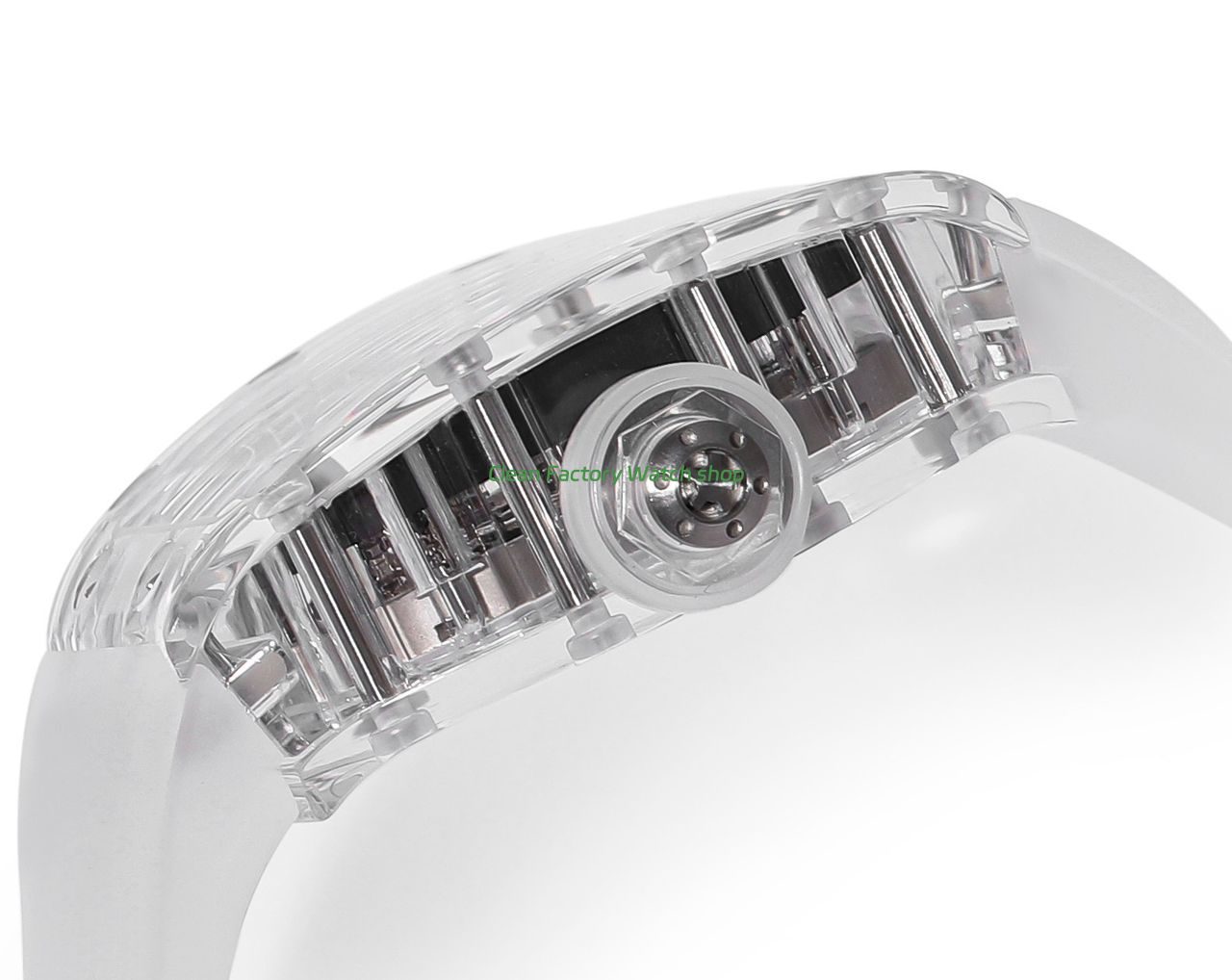 MS Factory Richard Mille RM 27-03 44mm Synthetic Sapphire Emulsion Rubber Strap Skeletonized Dial (2) MS Factory Richard Mille RM 27-03 44mm Synthetic Sapphire Emulsion Rubber Strap Skeletonized Dial (2)