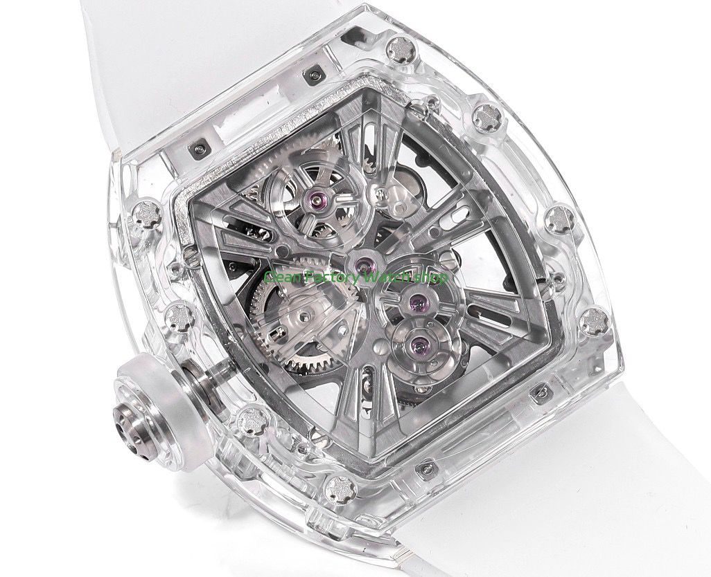 MS Factory Richard Mille RM 27-03 44mm Synthetic Sapphire Emulsion Rubber Strap Skeletonized Dial (3) MS Factory Richard Mille RM 27-03 44mm Synthetic Sapphire Emulsion Rubber Strap Skeletonized Dial (3)