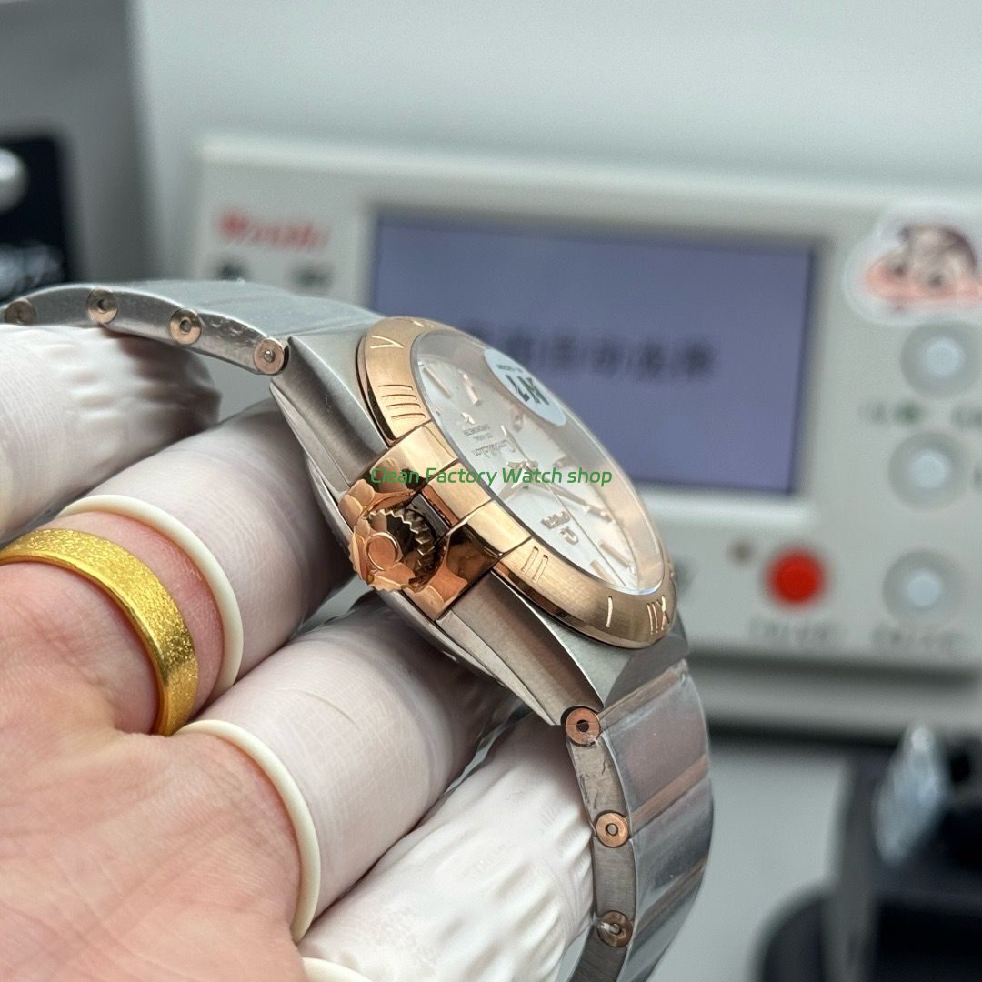 N1 Factory Omega Constellation 123.20.38.21.02.001 38mm Half Rose Gold Silver Dial (10) N1 Factory Omega Constellation 123.20.38.21.02.001 38mm Half Rose Gold Silver Dial (10)