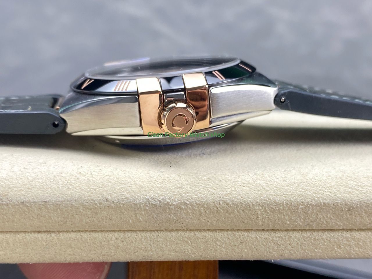 N1 Factory Omega Constellation 131.23.41.21.06.001 41mm Half Yellow Glod Black Leather Strap Grey Dial (3) N1 Factory Omega Constellation 131.23.41.21.06.001 41mm Half Yellow Glod Black Leather Strap Grey Dial (3)