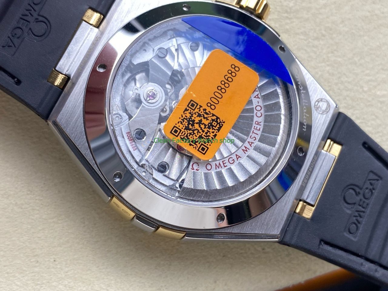 N1 Factory Omega Constellation 131.23.41.21.10.001 41mm Half Yellow Glod Black Leather Strap Green Dial (9) N1 Factory Omega Constellation 131.23.41.21.10.001 41mm Half Yellow Glod Black Leather Strap Green Dial (9)